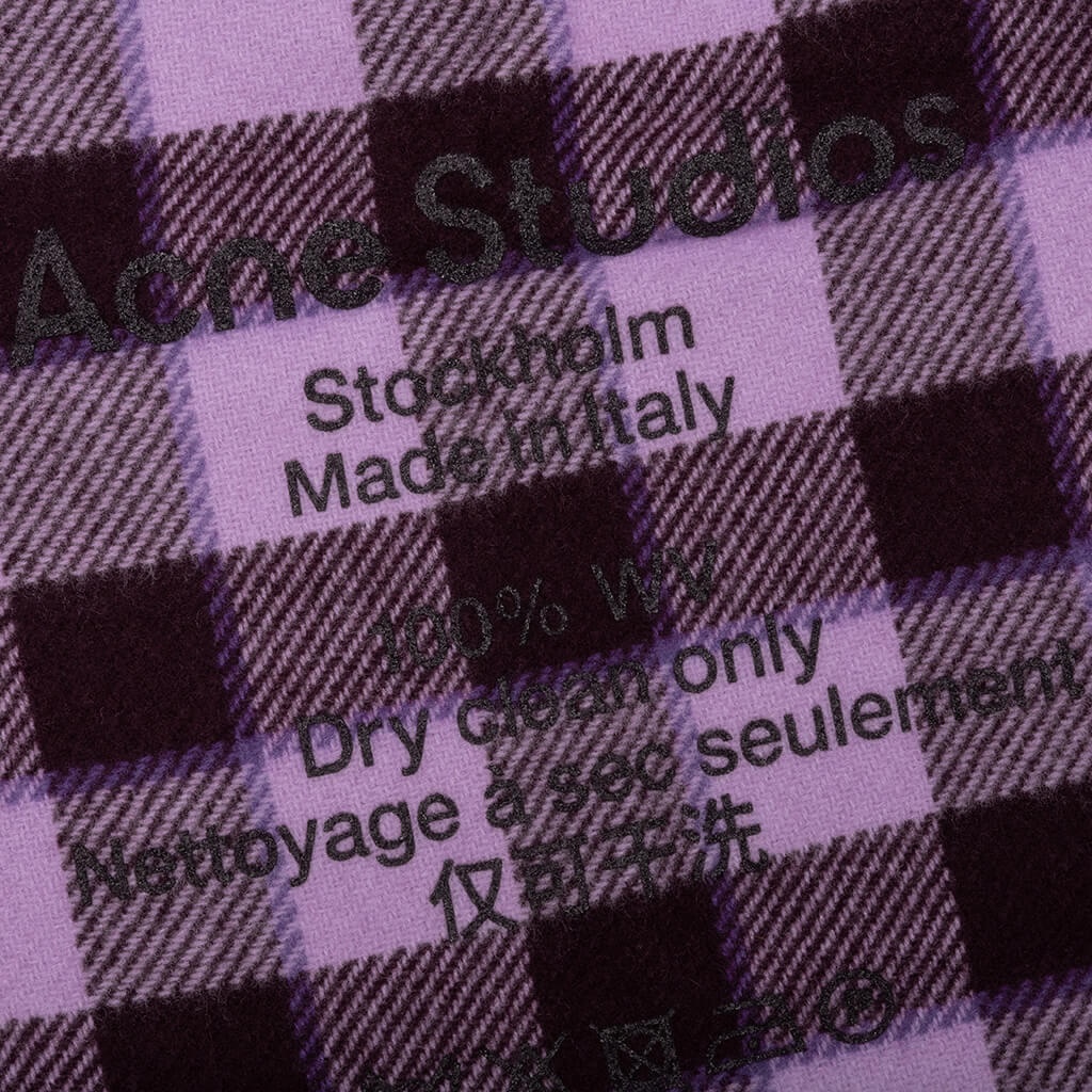 ACNE STUDIOS SCARF - PURPLE/LILAC - 2