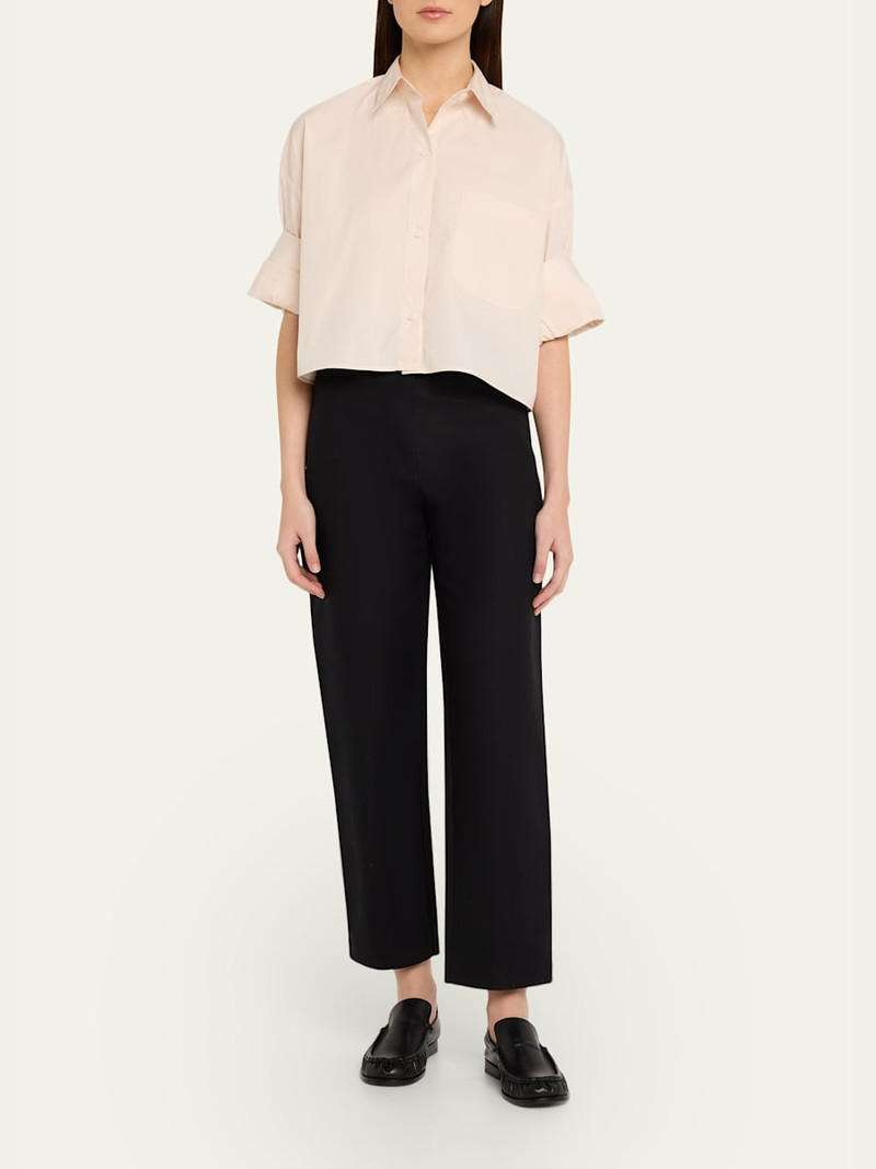 TWP Next Ex Cropped Shirt in Superfine Cotton outlook