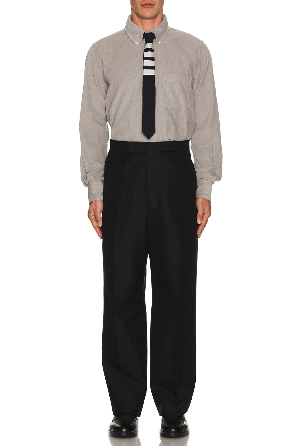 Straight Fit Corduroy Shirt - 5