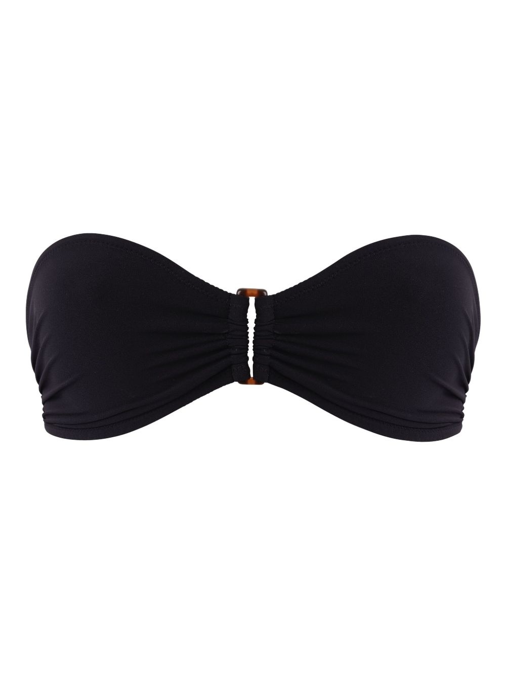ring-detail bandeau bikini top - 2