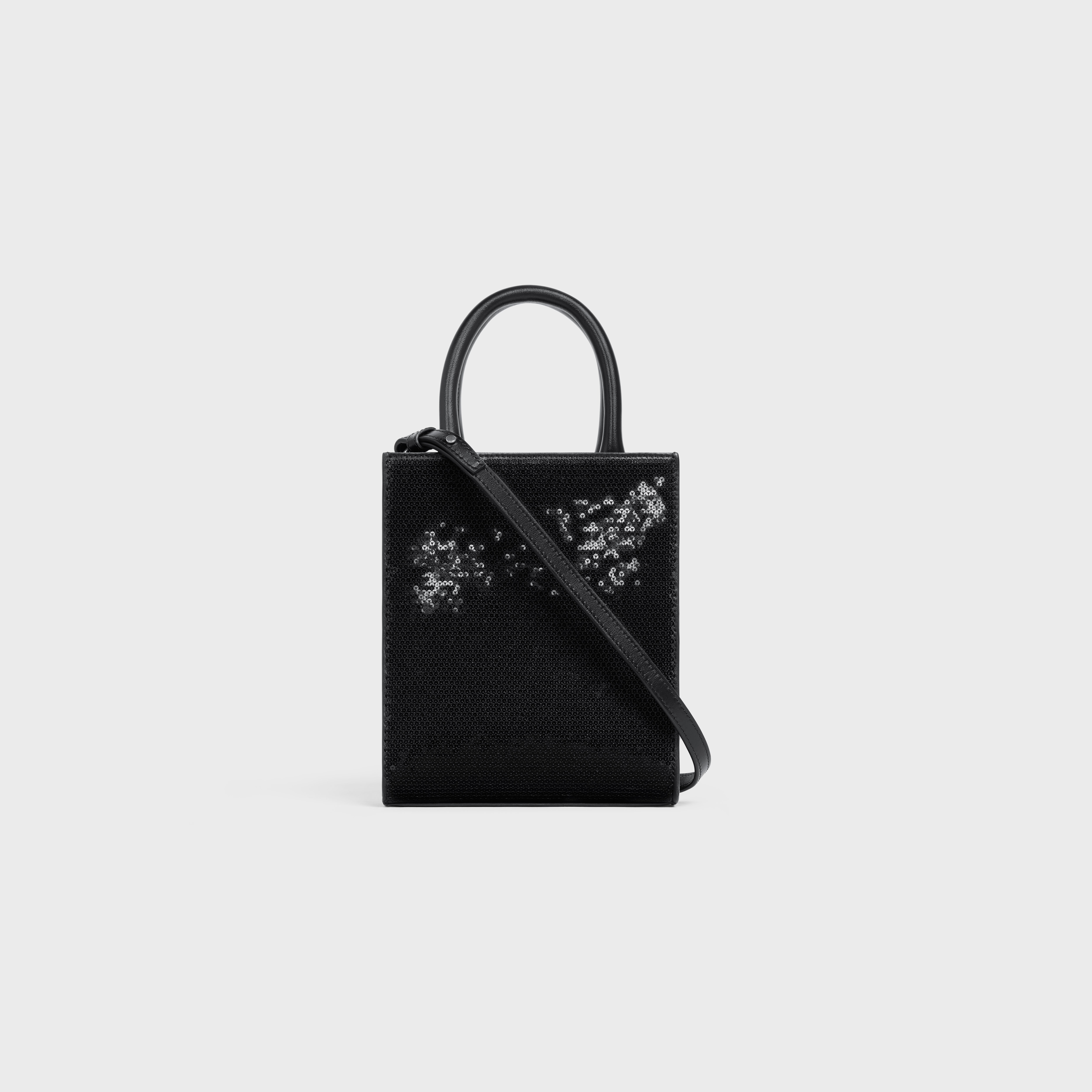 Mini Vertical Cabas in sequins with CELINE - 3