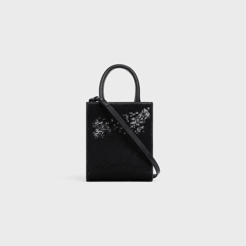 Mini Vertical Cabas in sequins with CELINE 3