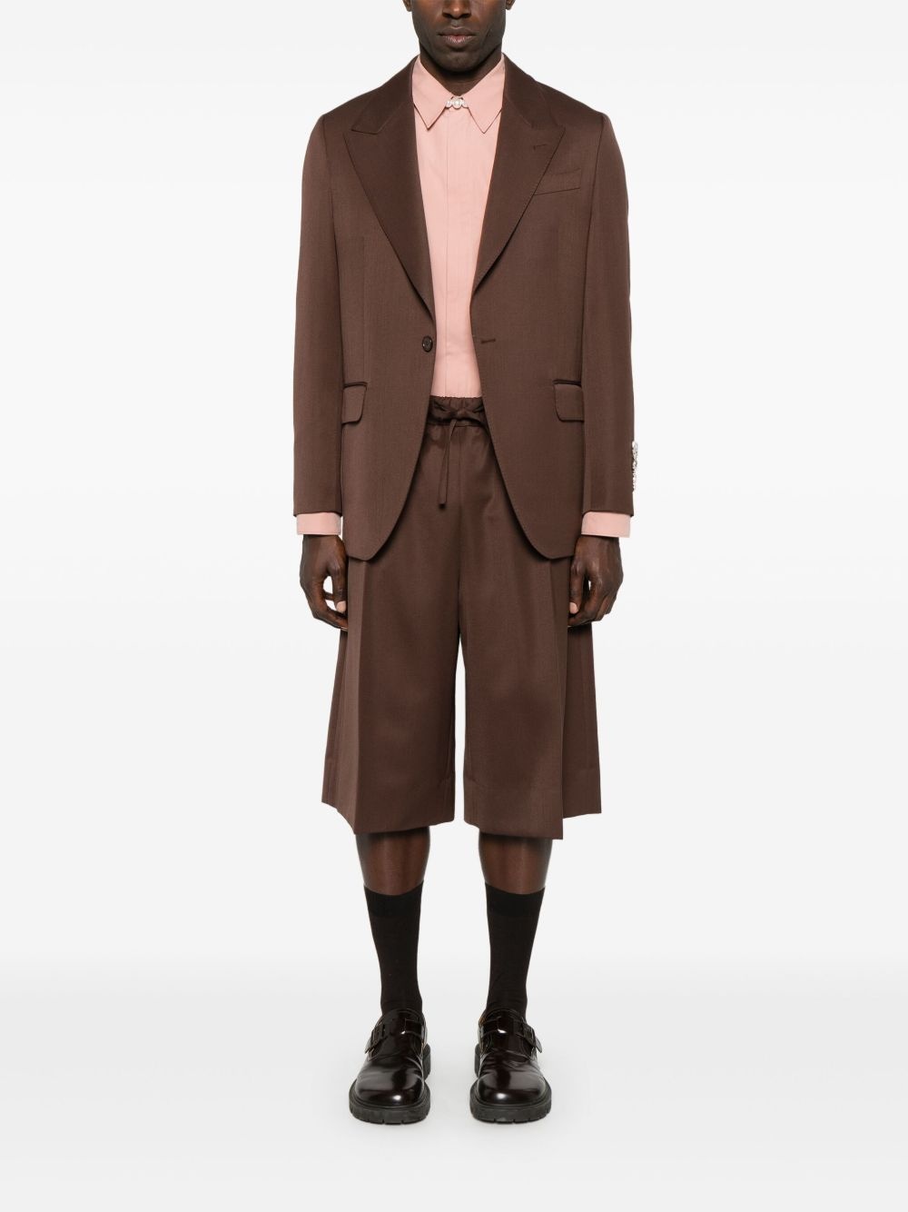 wide-peak blazer - 2