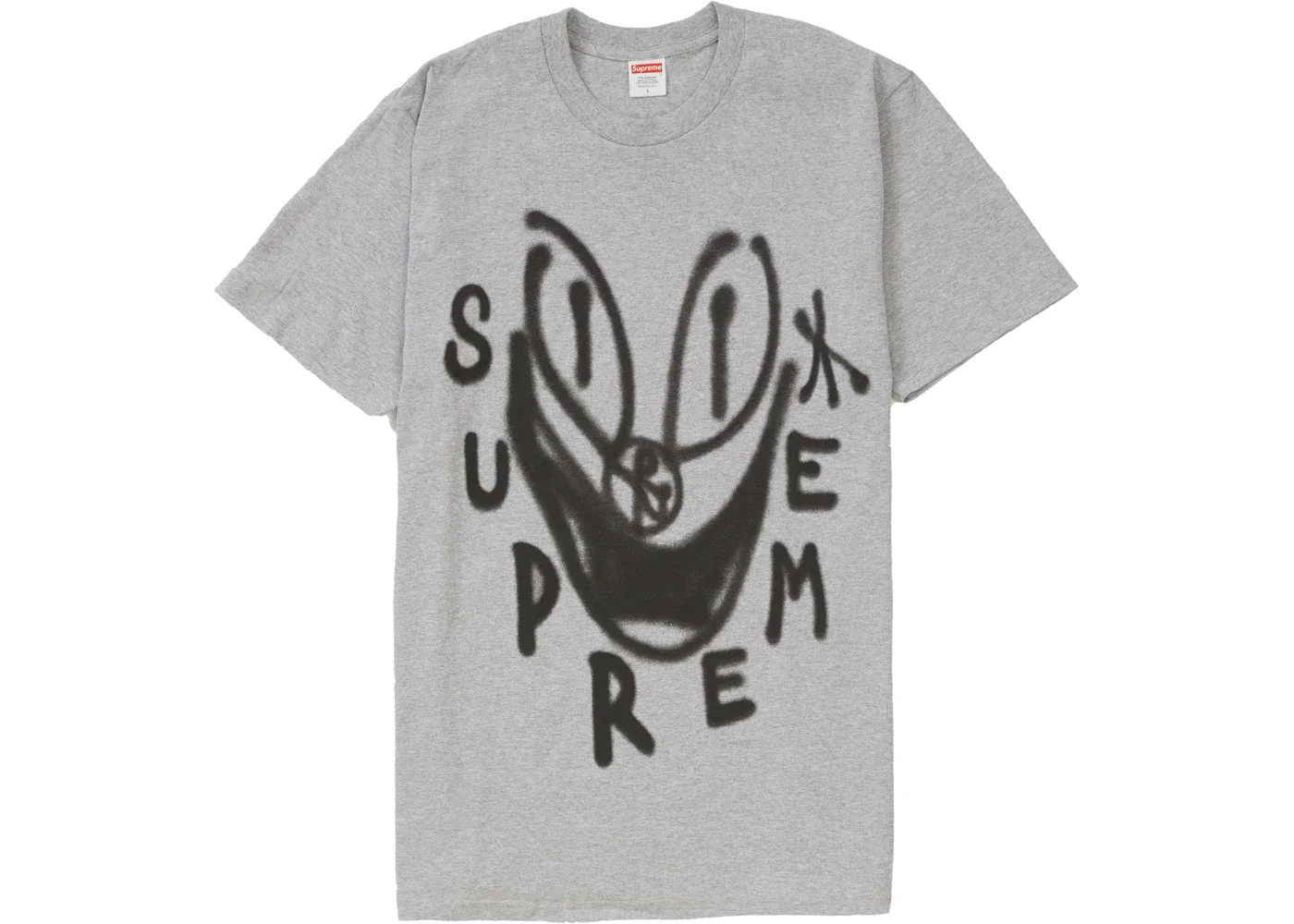 Supreme Smile Tee Heather Grey - 1