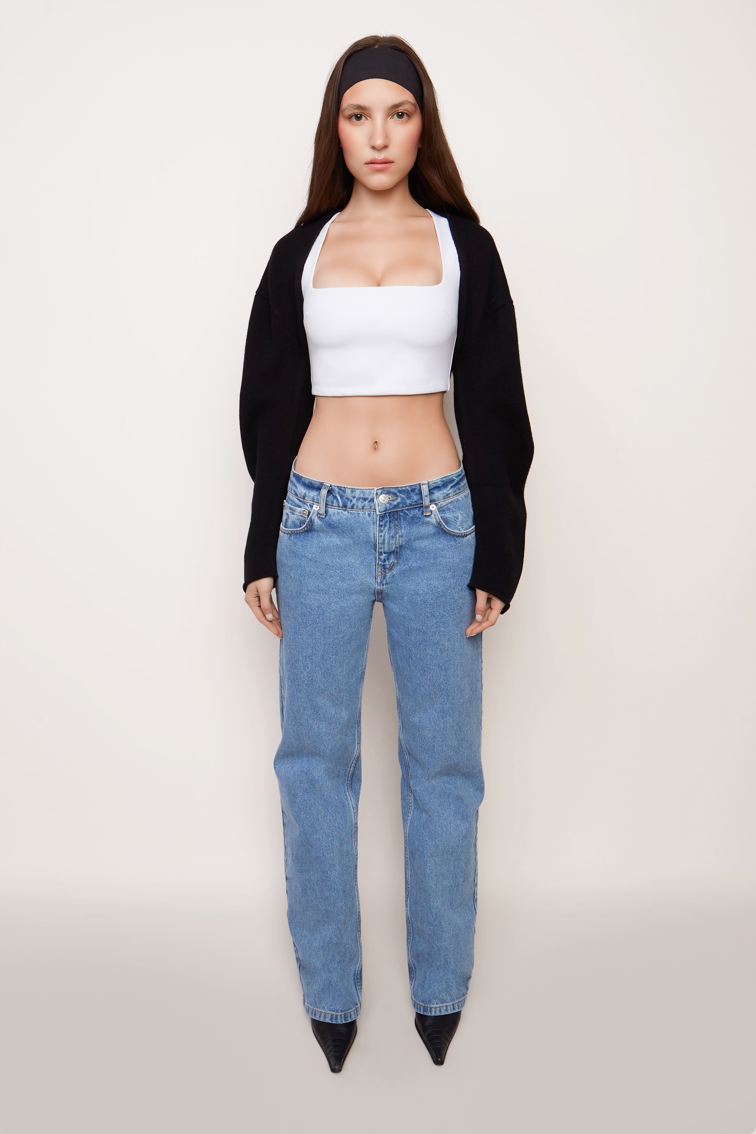 SLOUCHY KNIT BOLERO - 3