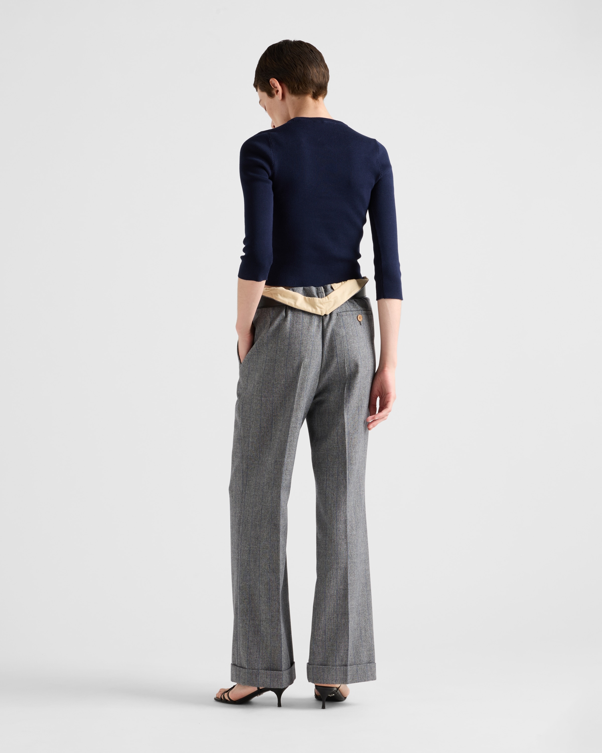 Cotton crew-neck sweater - 5