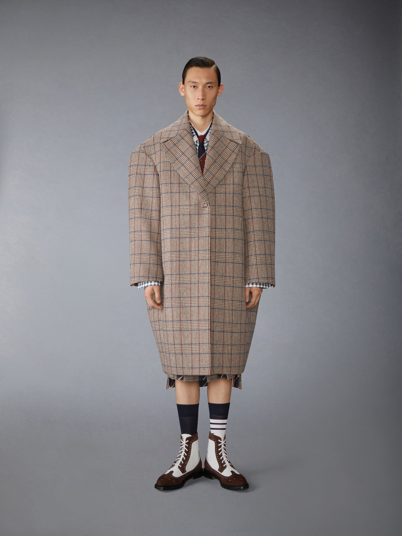 HUNTING TWEED COCOON COAT 3