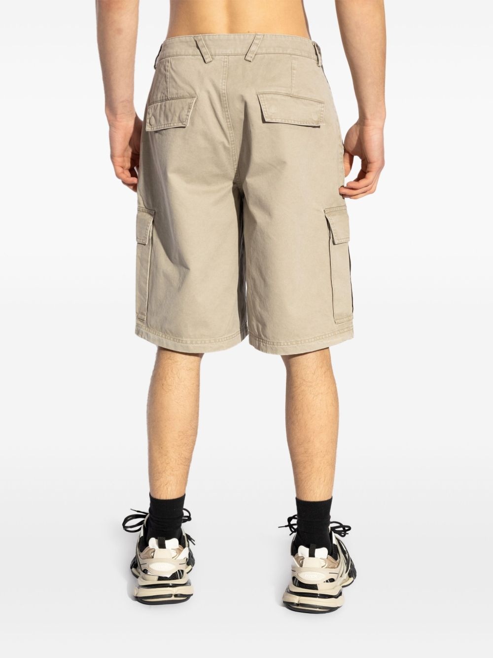 cotton cargo shorts - 4