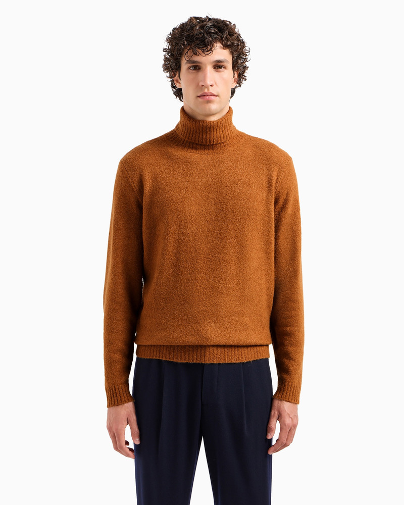 GIORGIO ARMANI GIORGIO ARMANI VICUÑA TURTLENECK JUMPER IN VICUÑA AND SILK outlook