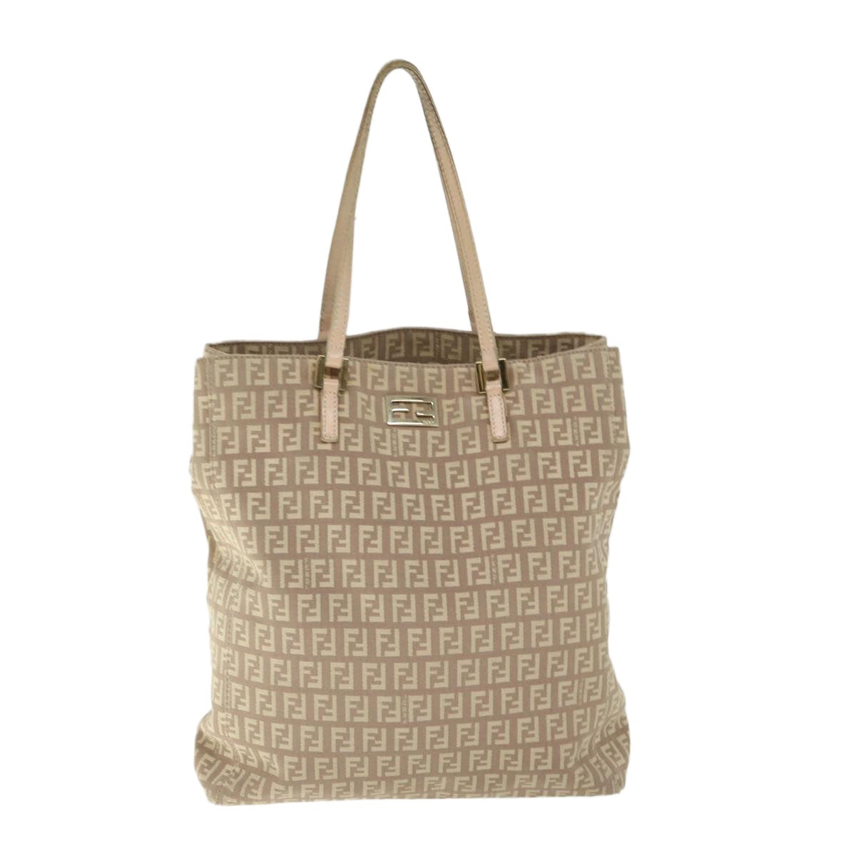 FENDI Zucchino Canvas Hand Bag Pink - 2