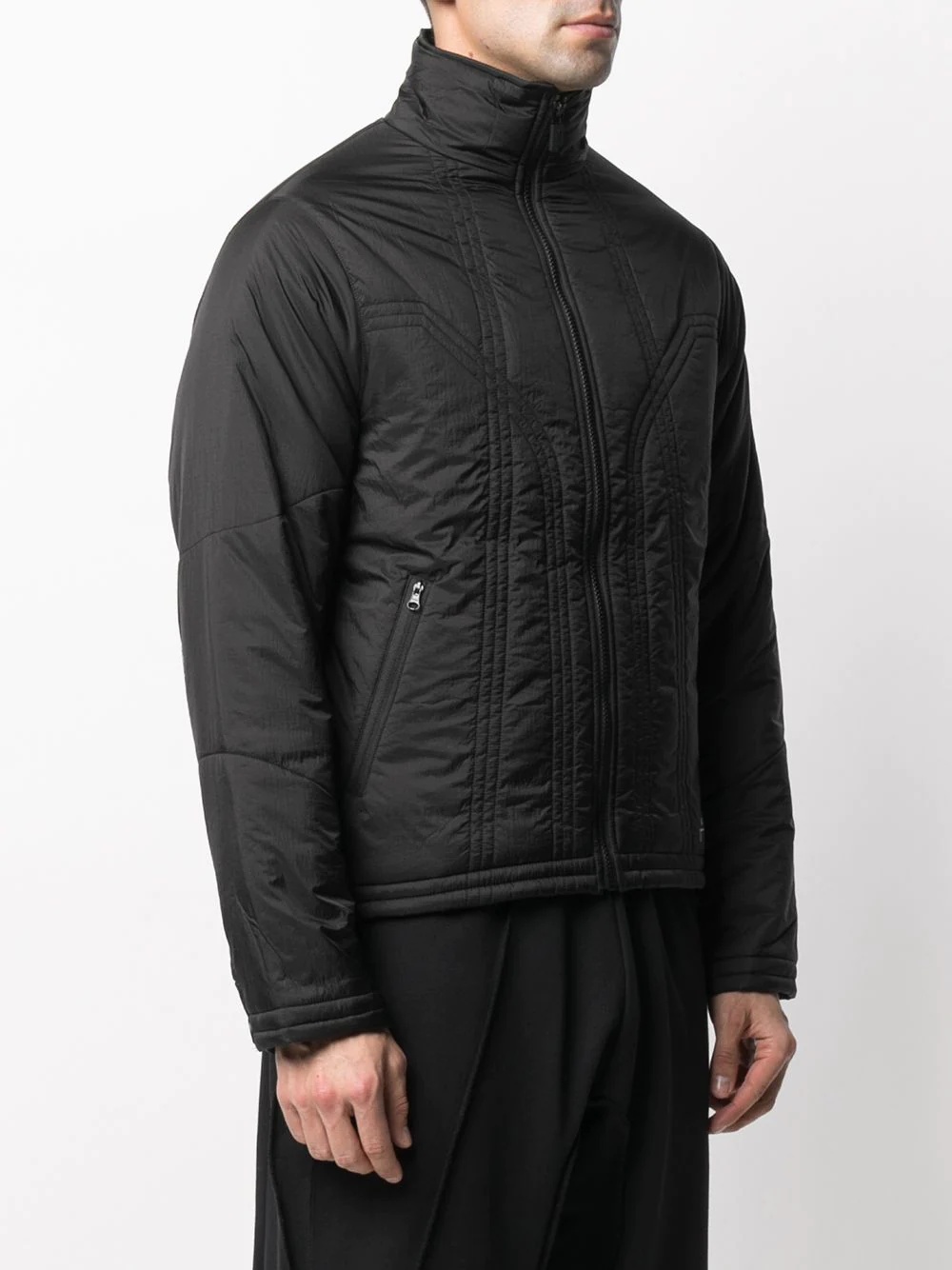 front zip padded jacket - 3