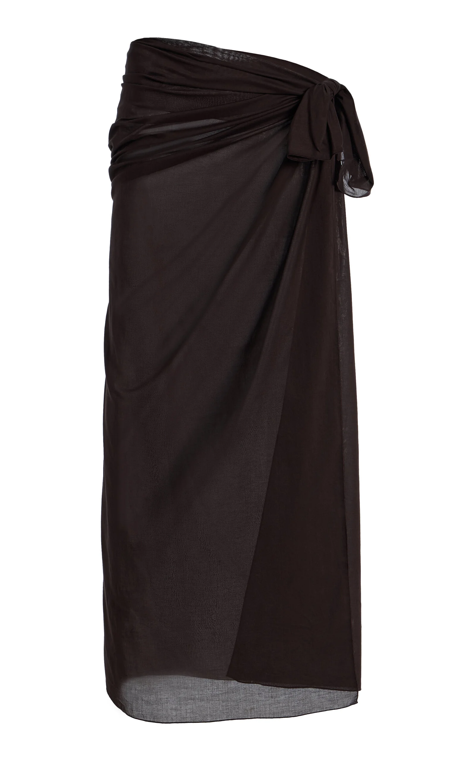 Esme Cotton Maxi Sarong brown - 1
