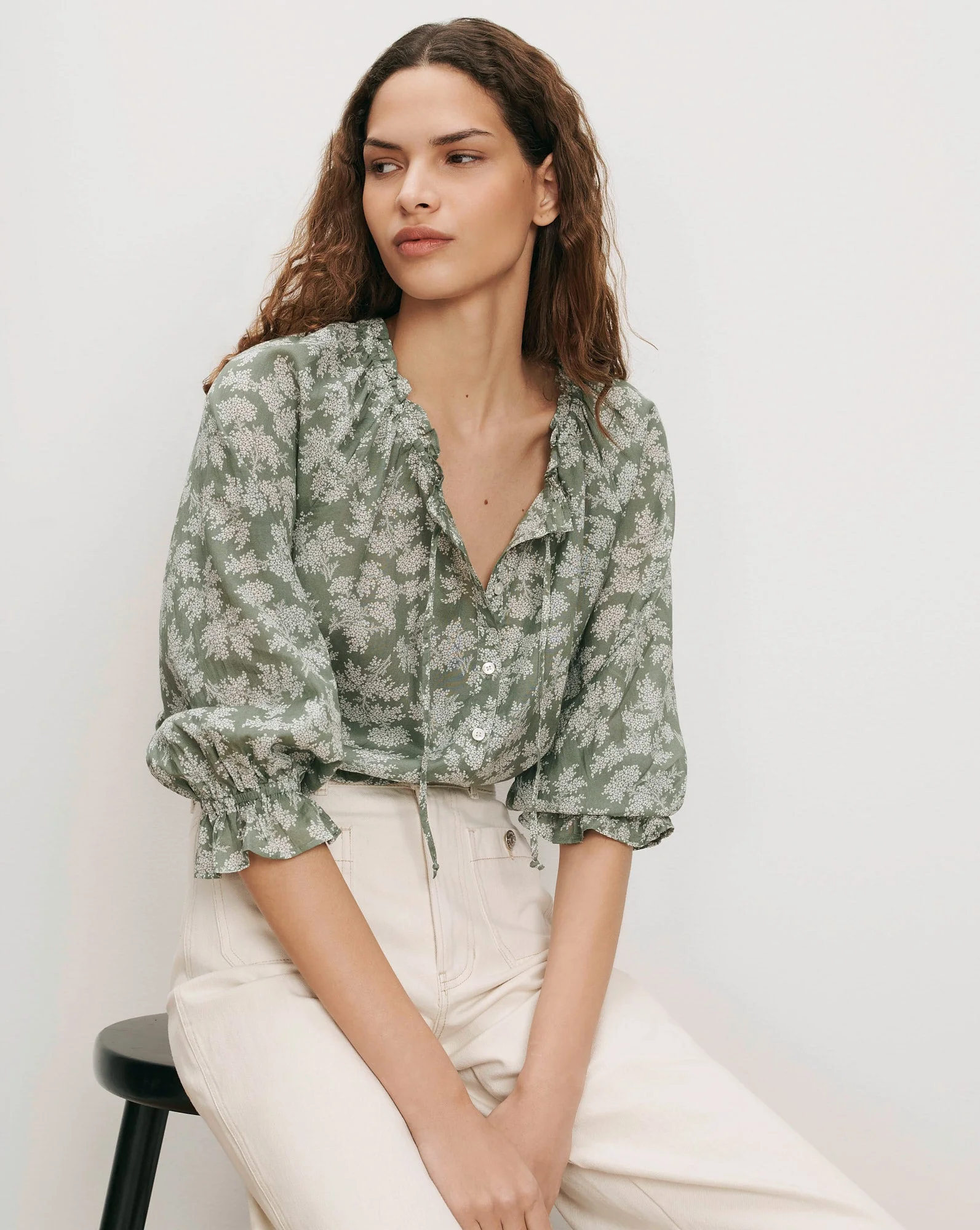 WILLIAMSEN FLORAL BLOUSE - 1