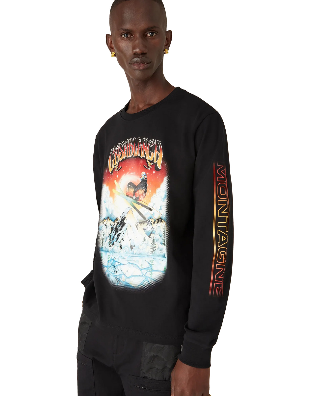 Ski Long Sleeve T-shirt | Casablanca Paris - 4