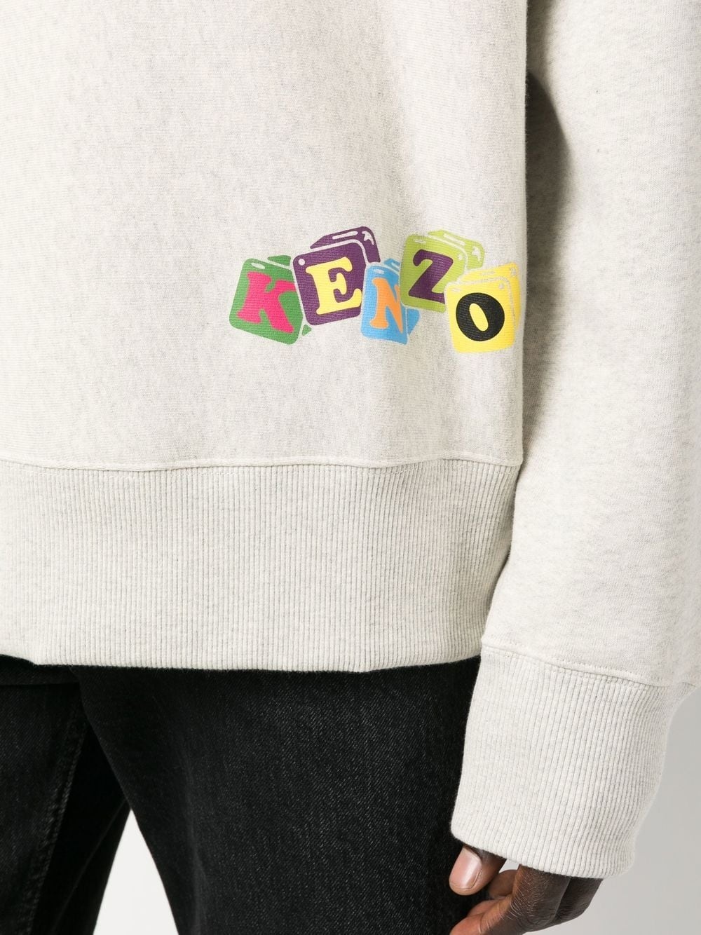 Boke flower graphic-print sweatshirt - 5
