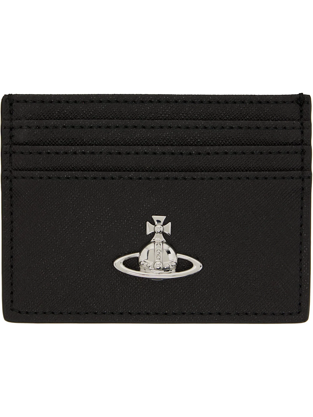 Black Flat Card Holder - 1