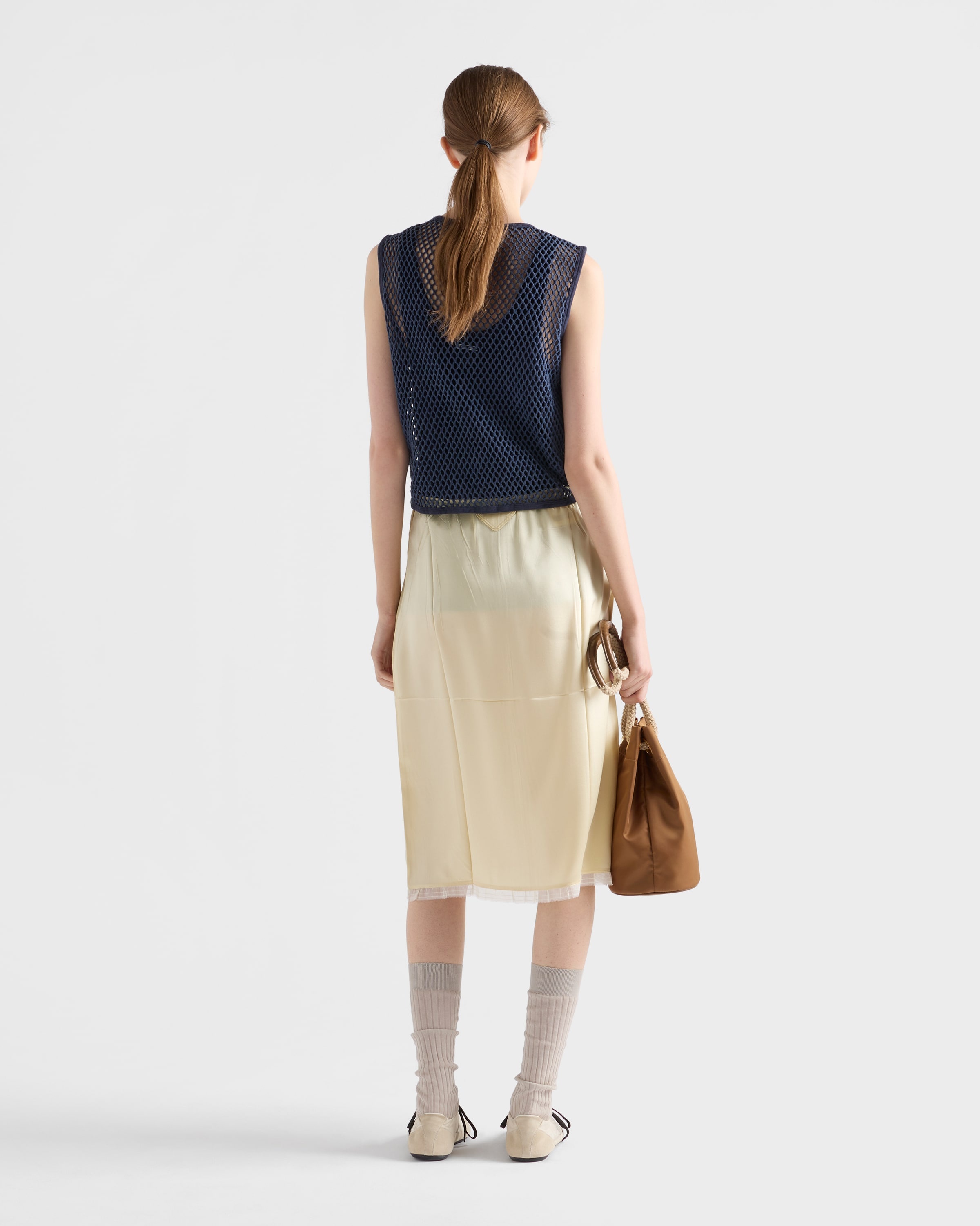 Cotton mesh top - 5