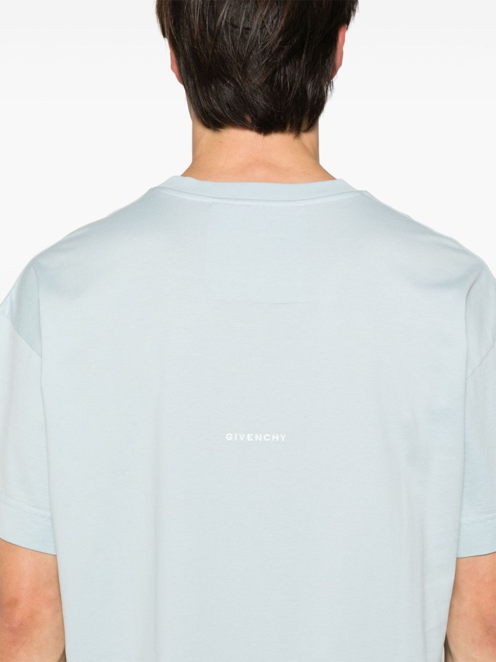 4G-embroidered cotton T-shirt - 5