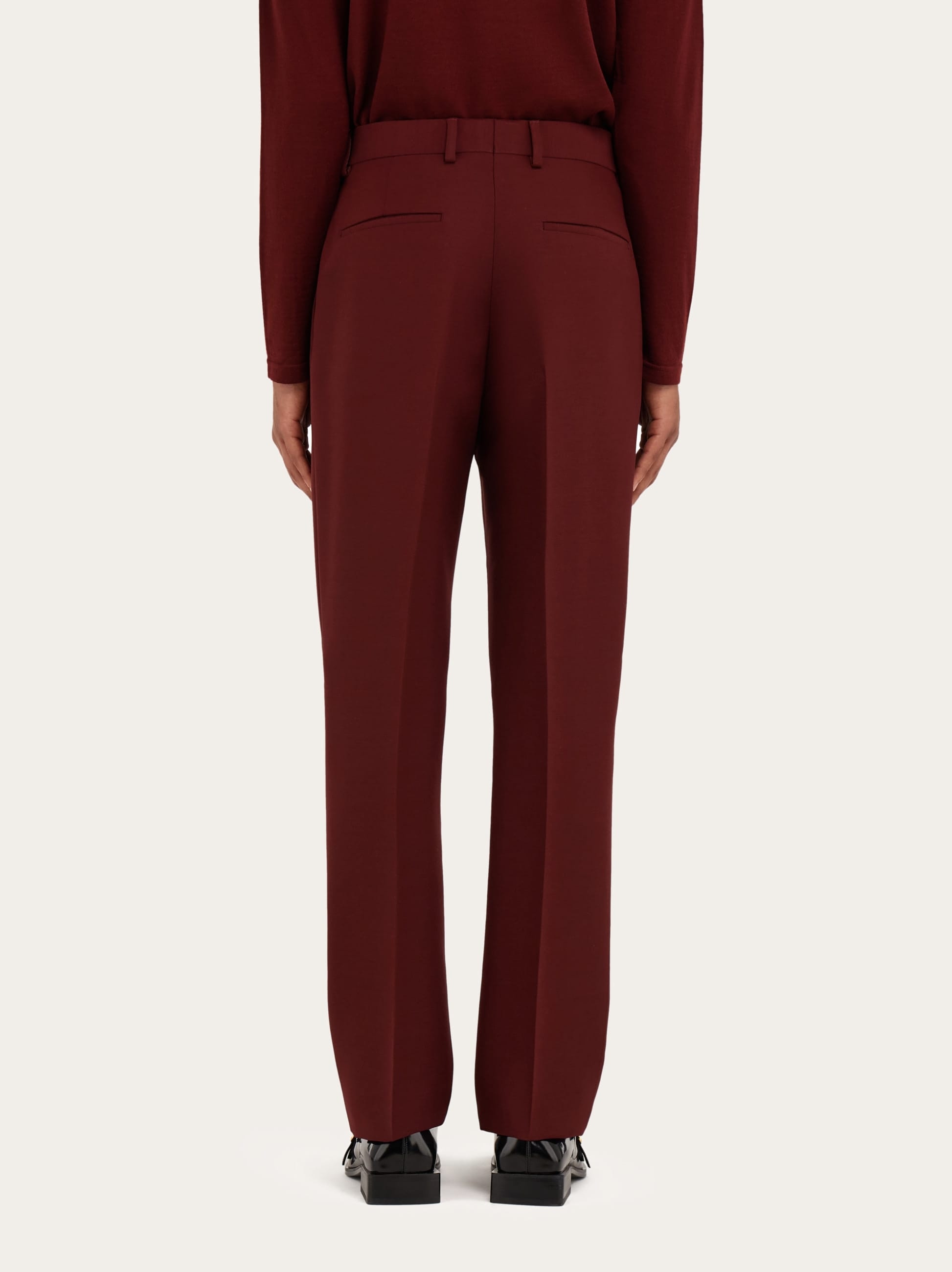 Wool blend tailored trouser - 4
