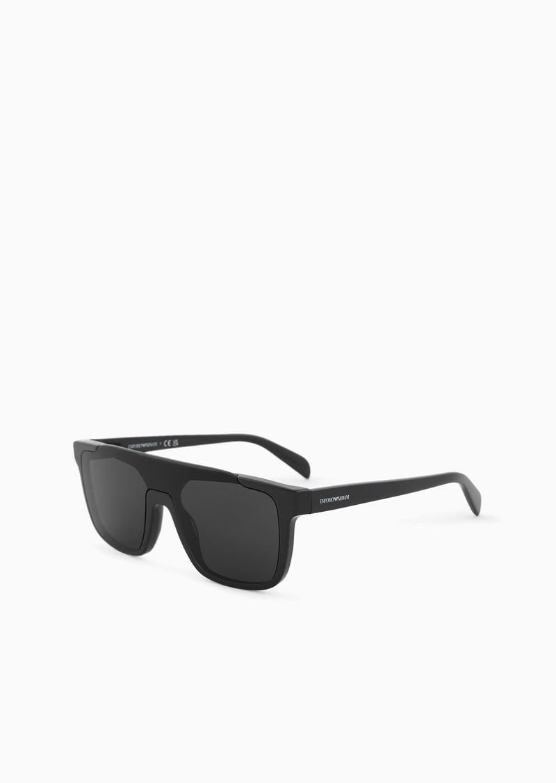 EMPORIO ARMANI Men’s square sunglasses outlook