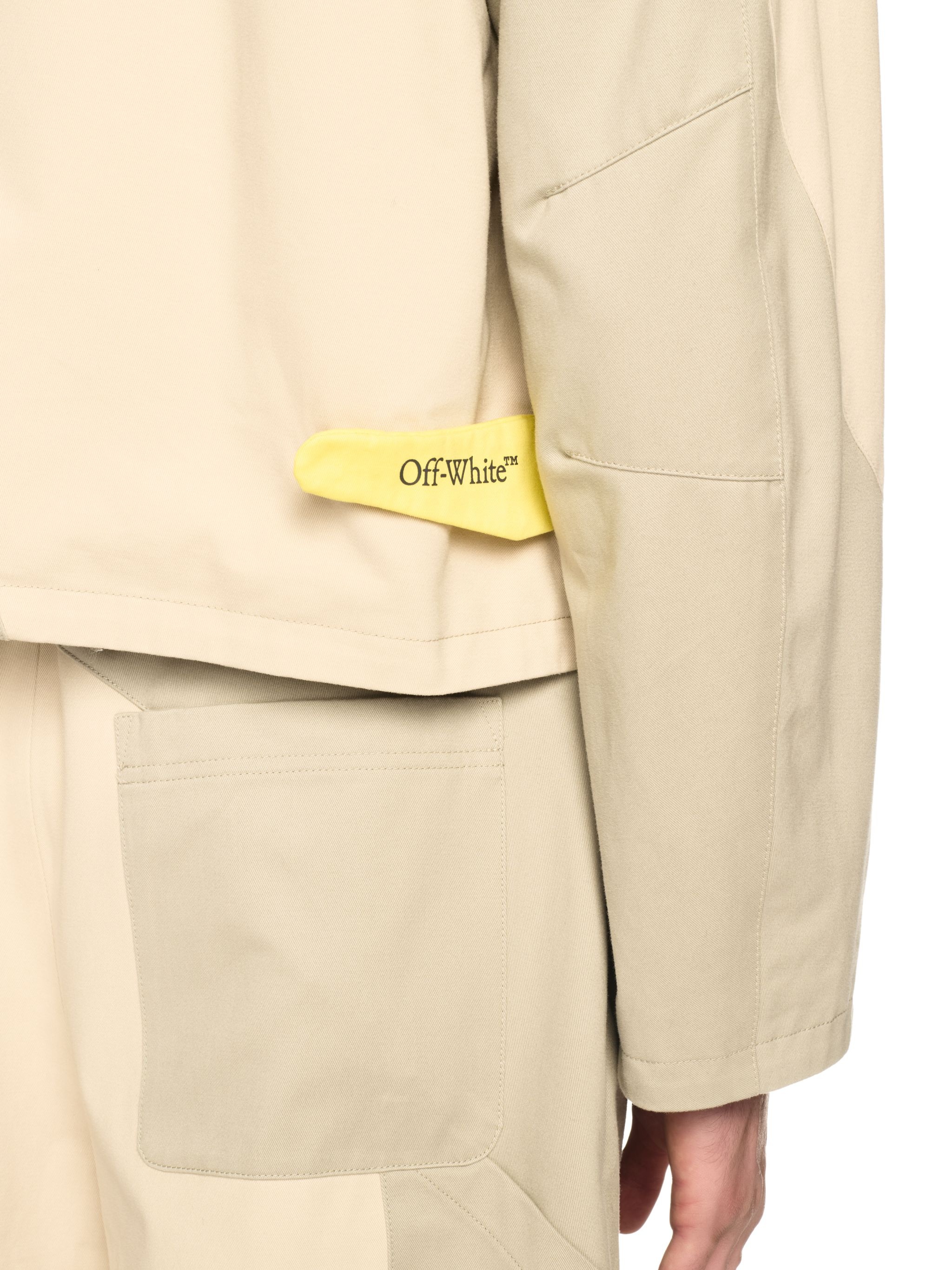Beige Golf Workwear Jacket - 5
