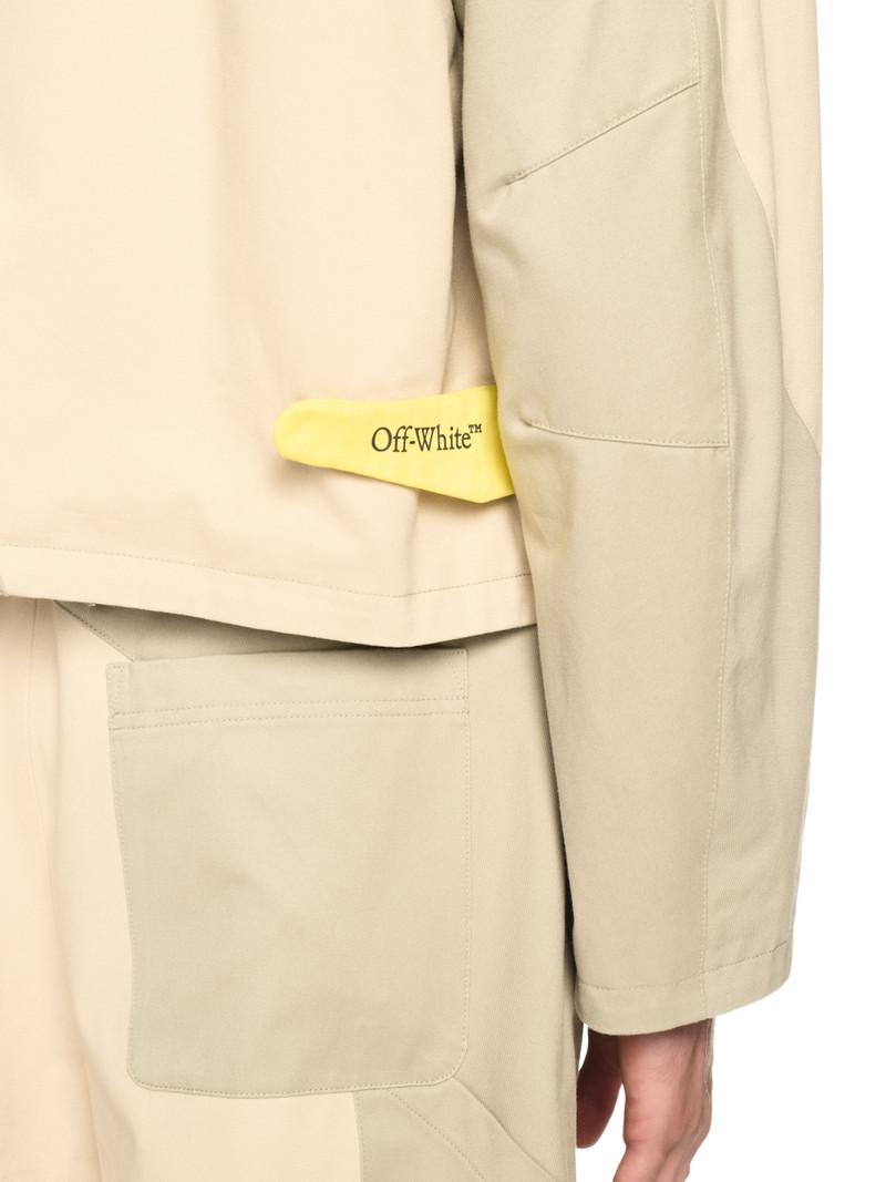 Beige Golf Workwear Jacket 5