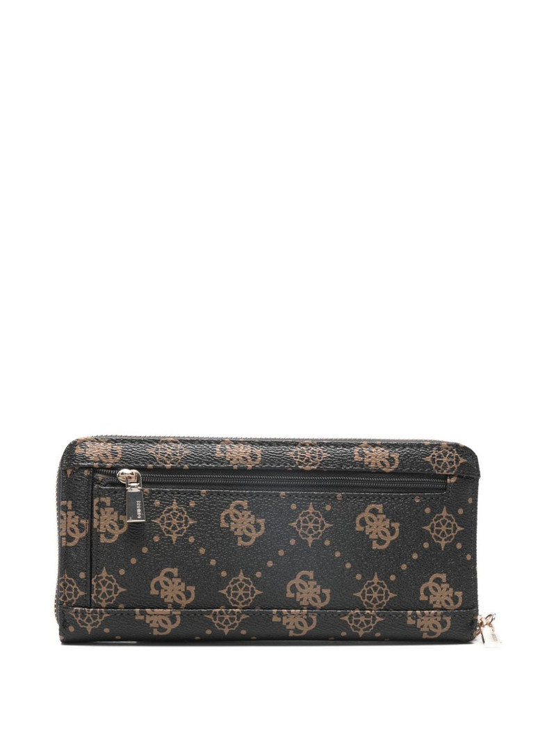 GUESS USA Carrie Monogram zip wallet outlook