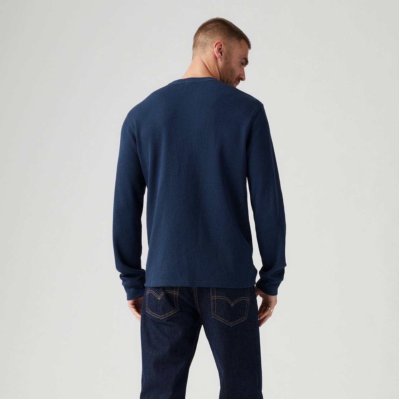 LONG SLEEVE STANDARD FIT THERMAL SHIRT - 3