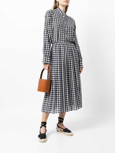 Sara Lanzi houndstooth buttoned-up shirt outlook