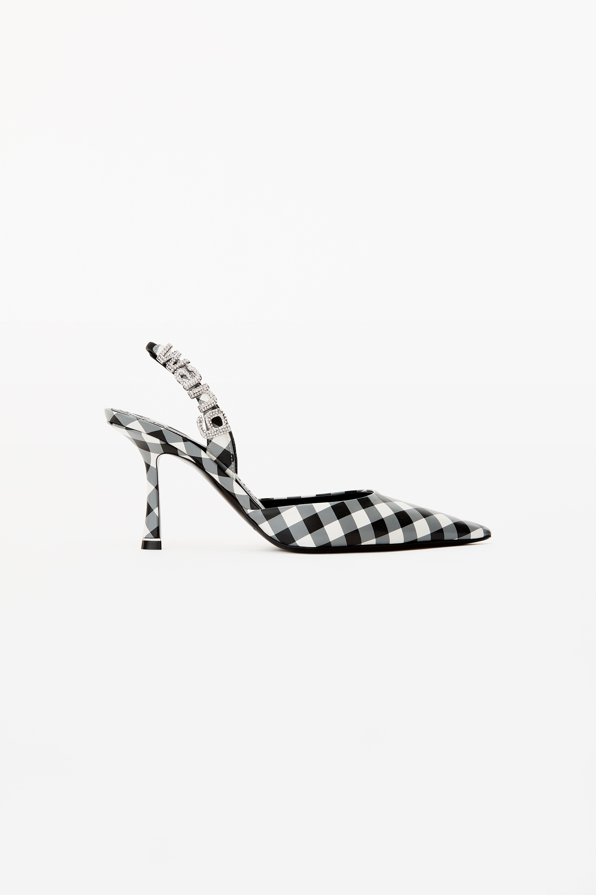 GRACE PUMP IN GINGHAM LEATHER - 1