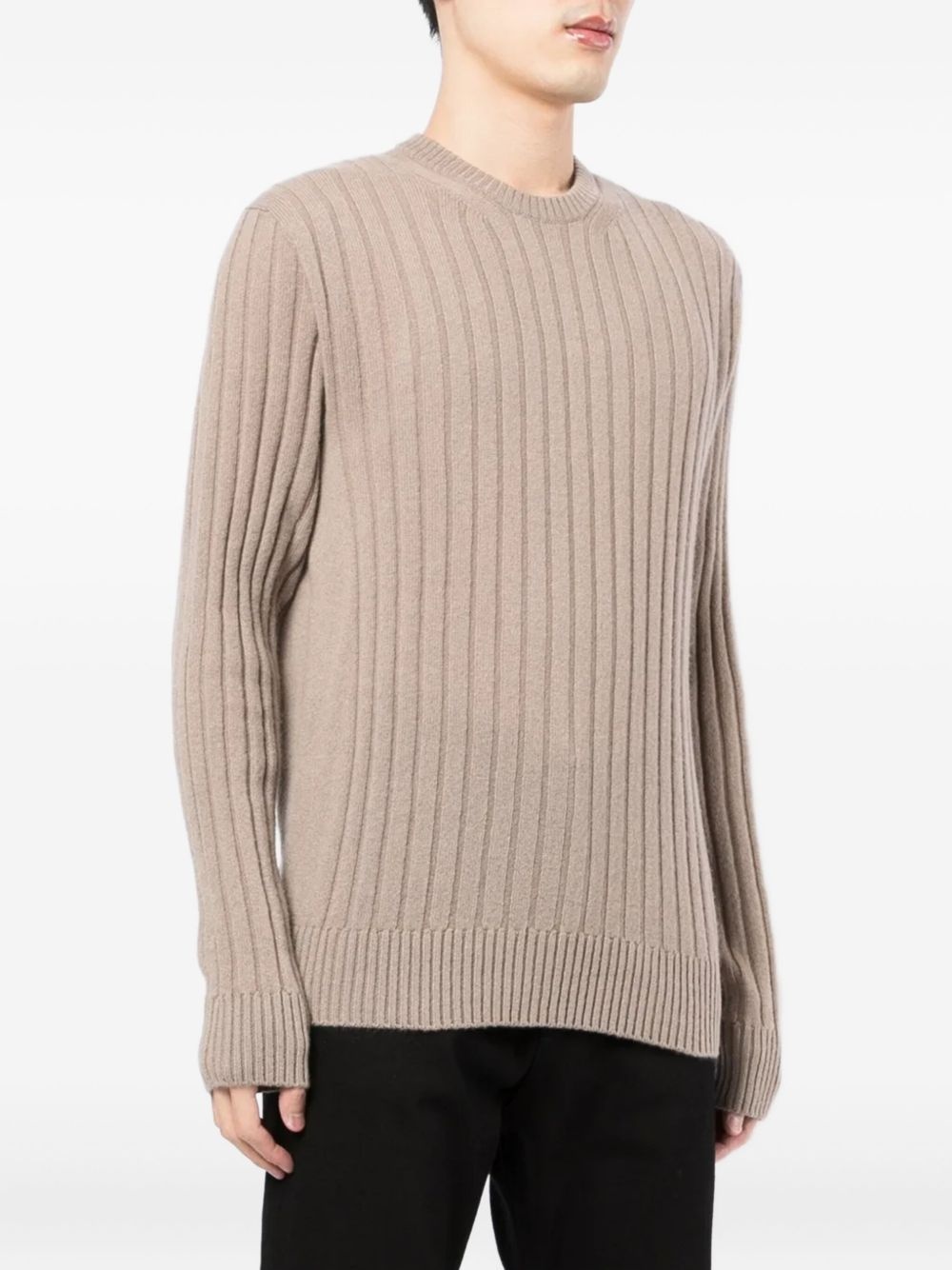 ribbed wool sweater - 3