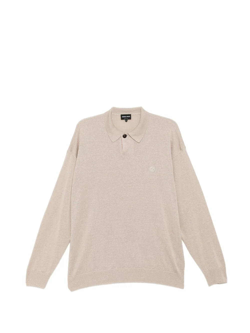 logo-embroidered polo shirt - 1