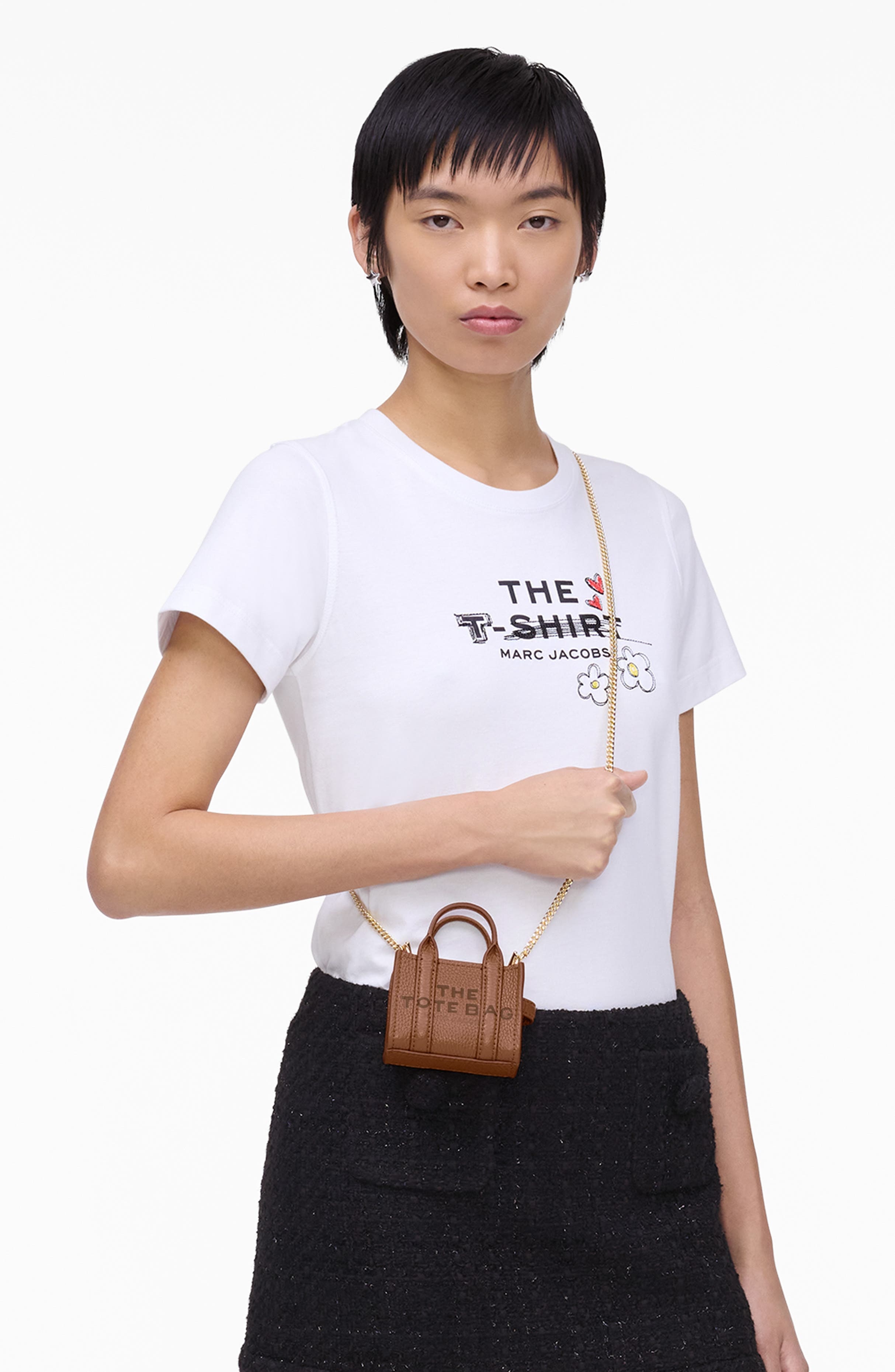 Marc Jacobs The Nano Tote Leather Crossbody Bag in Argan Oil at Nordstrom - 3