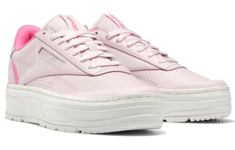 (WMNS) Reebok Club C Double Geo 'Frost Berry' H67829 - 3