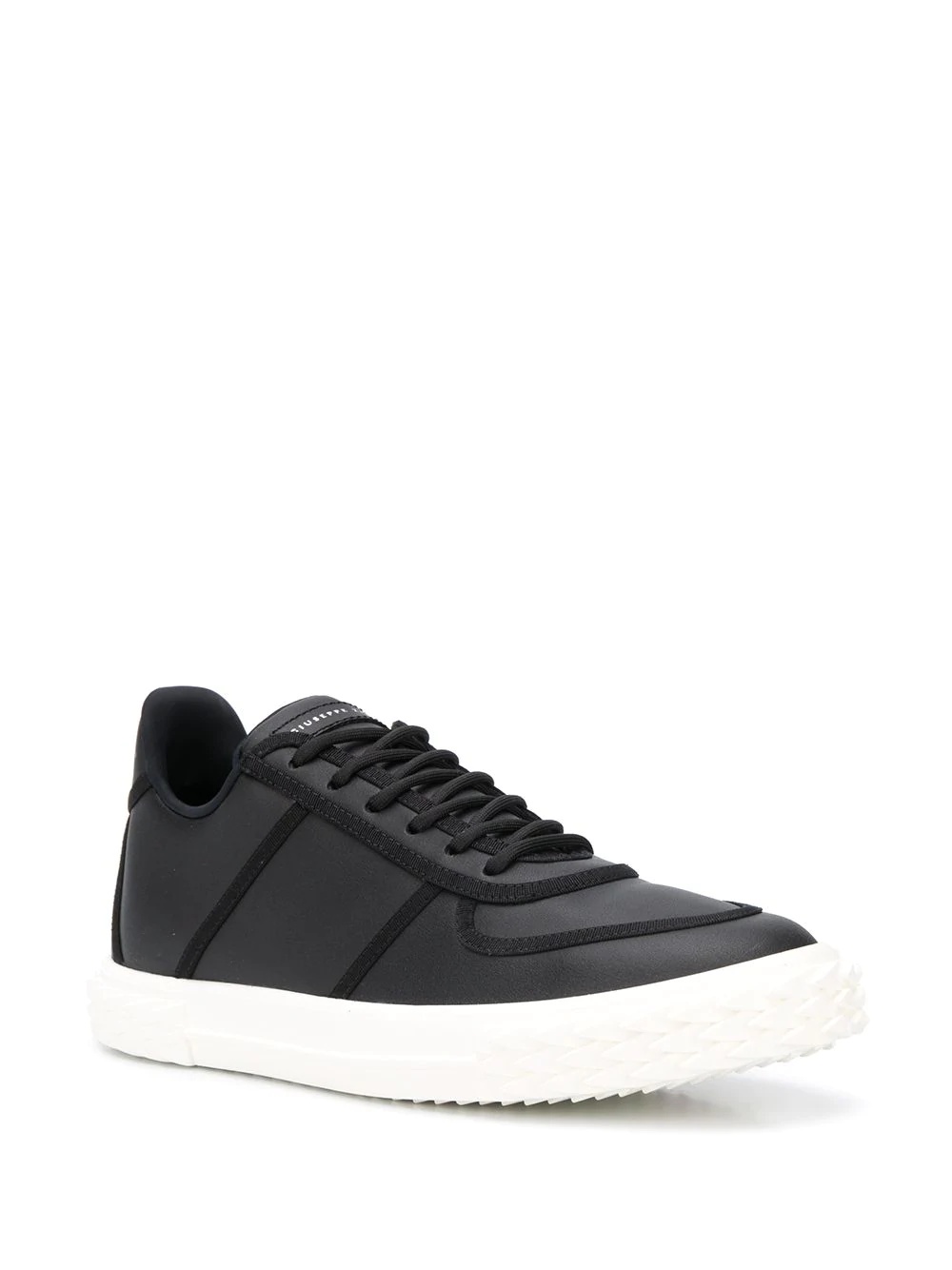 low-top panelled sneakers - 2