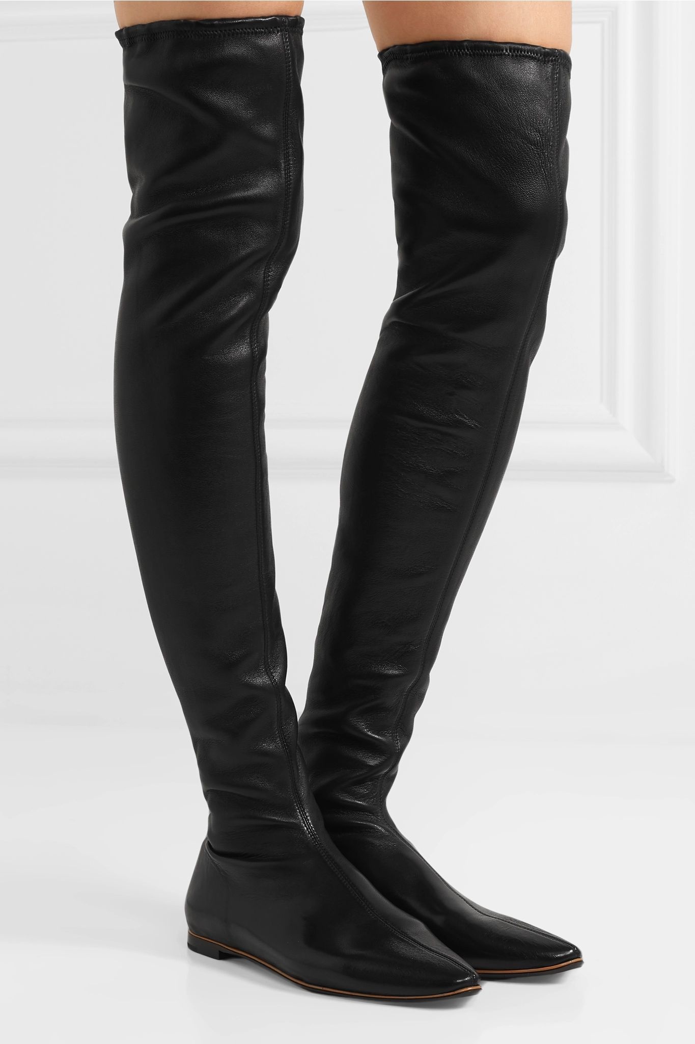 Leather over-the-knee boots - 2