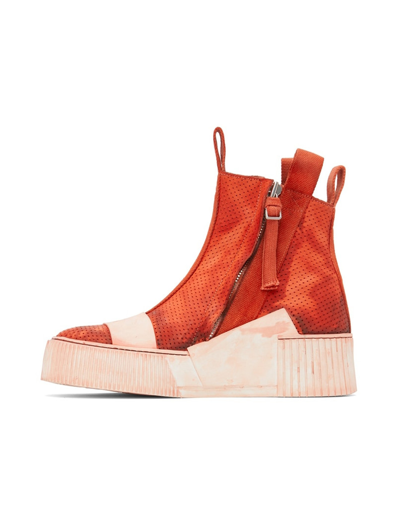 SSENSE Exclusive Red Bamba 3.1 Sneakers 3