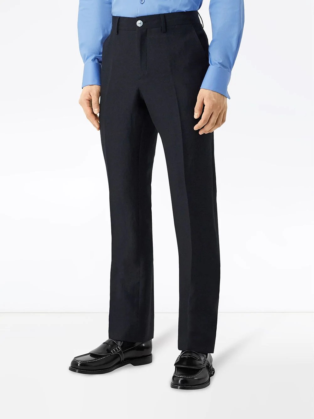 classic fit tailored trousers - 3