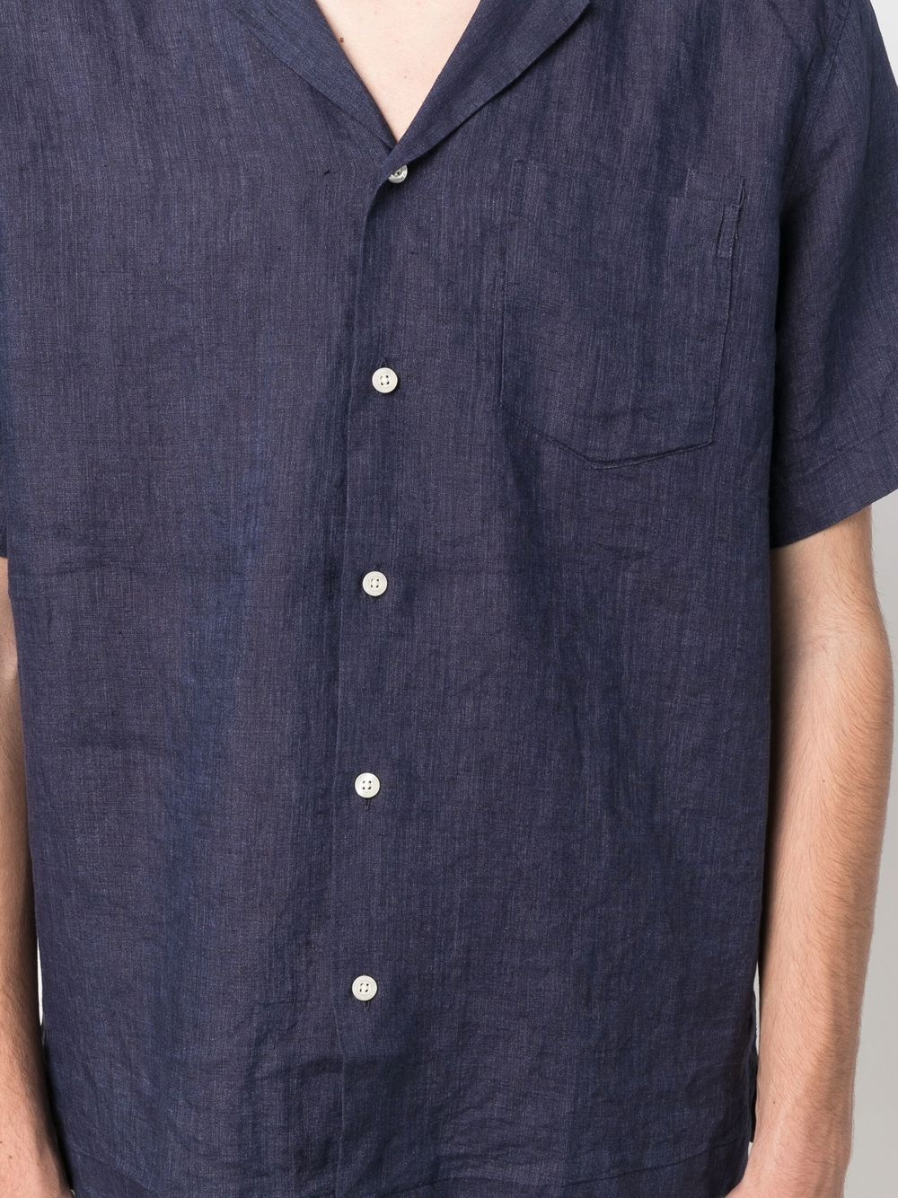 Angelo short-sleeve linen shirt - 5