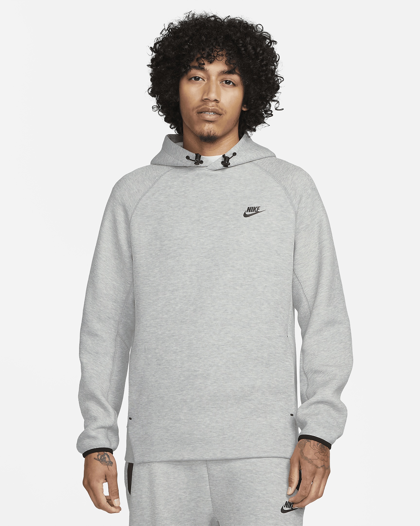 Nike Men's Tech Fleece fashion Pullover Graphic Hoodie