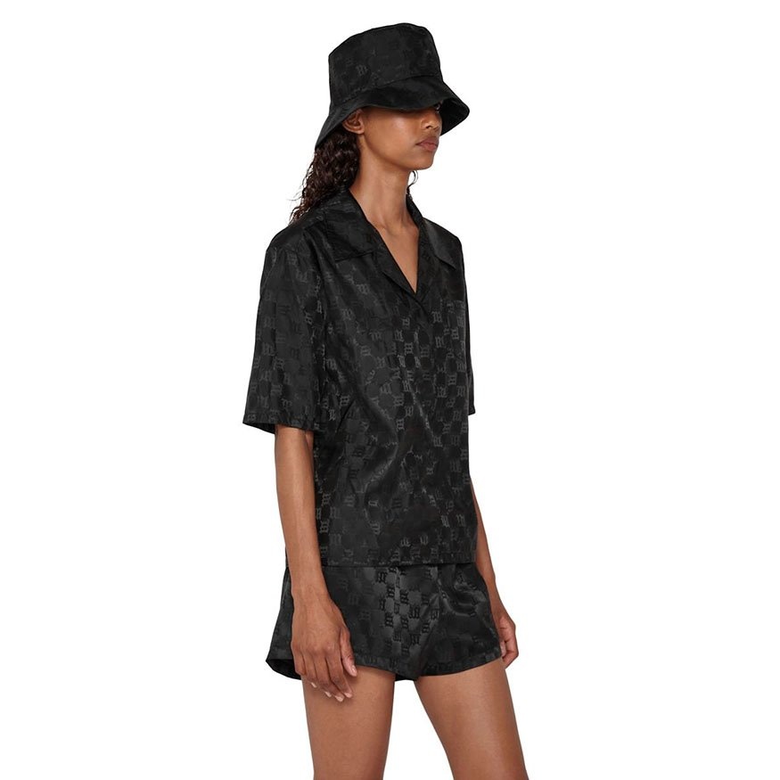 Monogram Nylon Shirt "Black" - 2