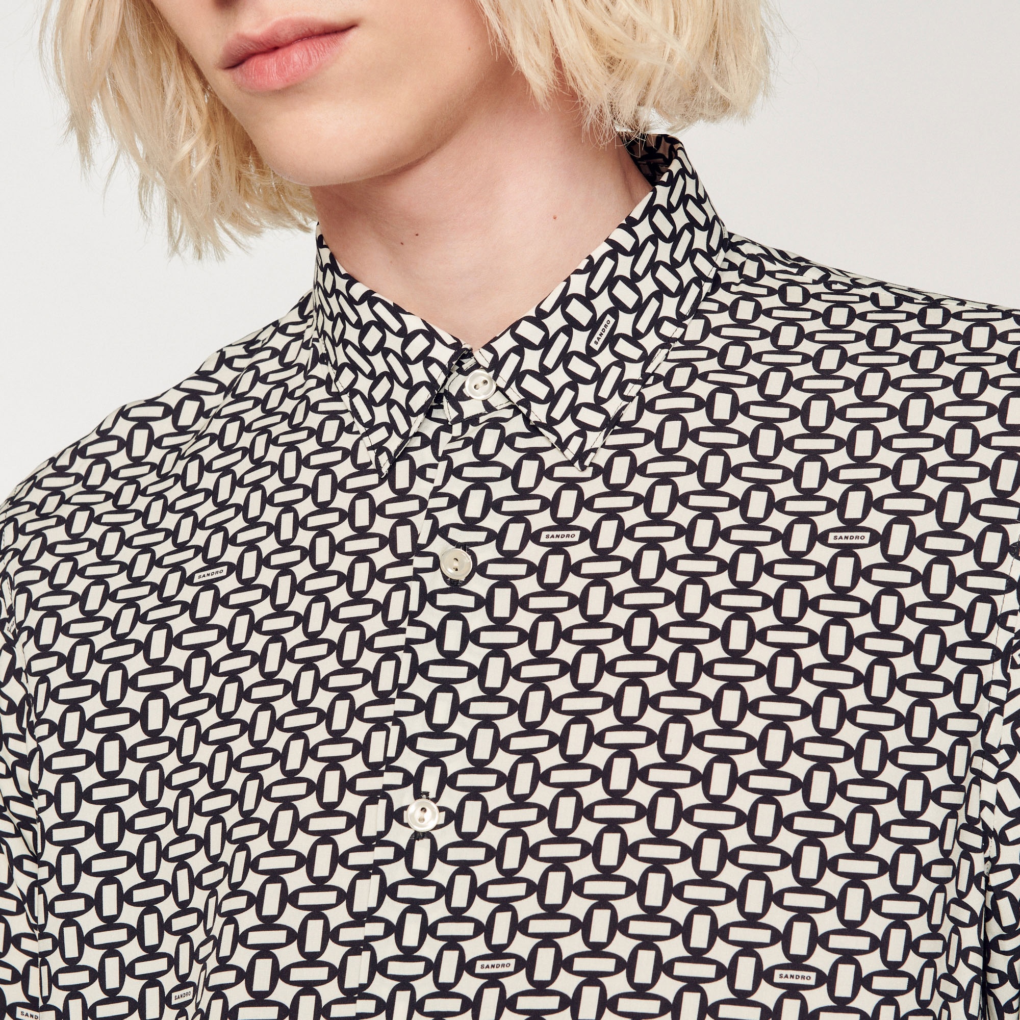 Printed flowing shirt - 4