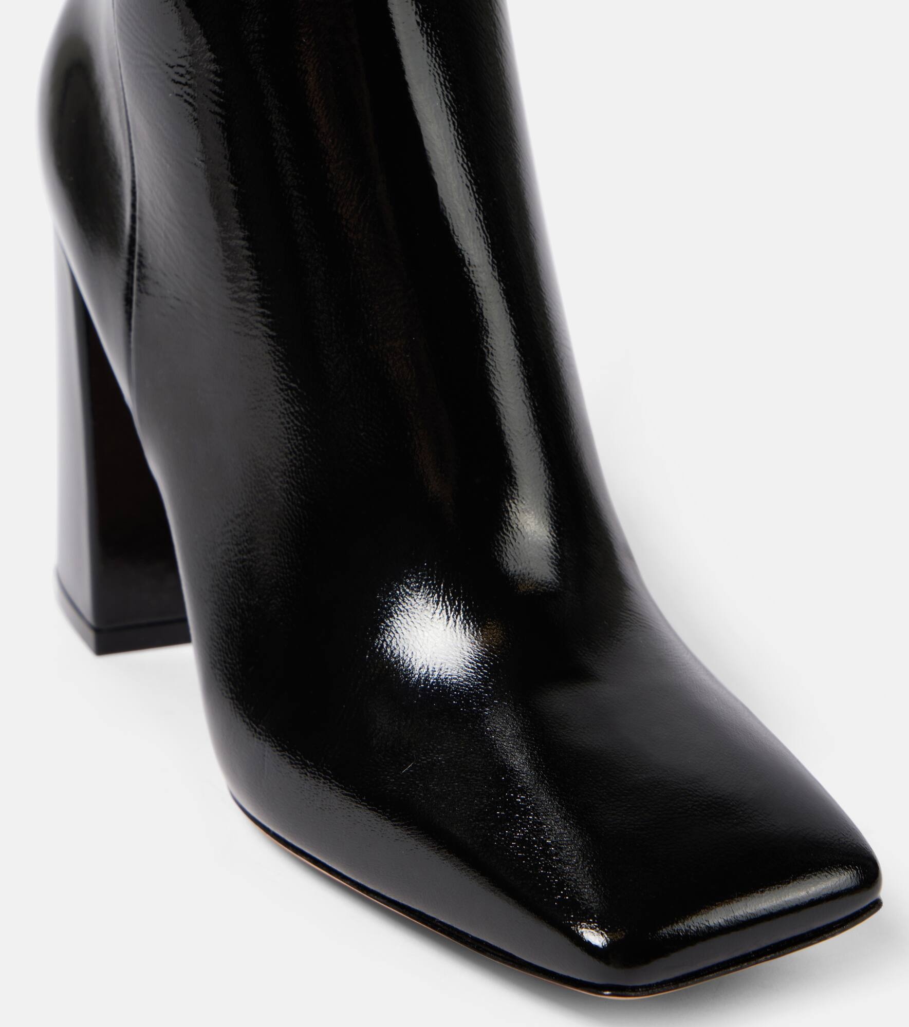 95 patent leather knee-high boots - 6