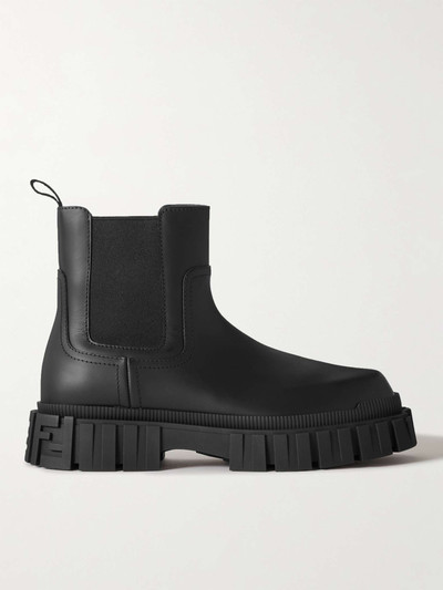 FENDI Leather Chelsea Boots outlook