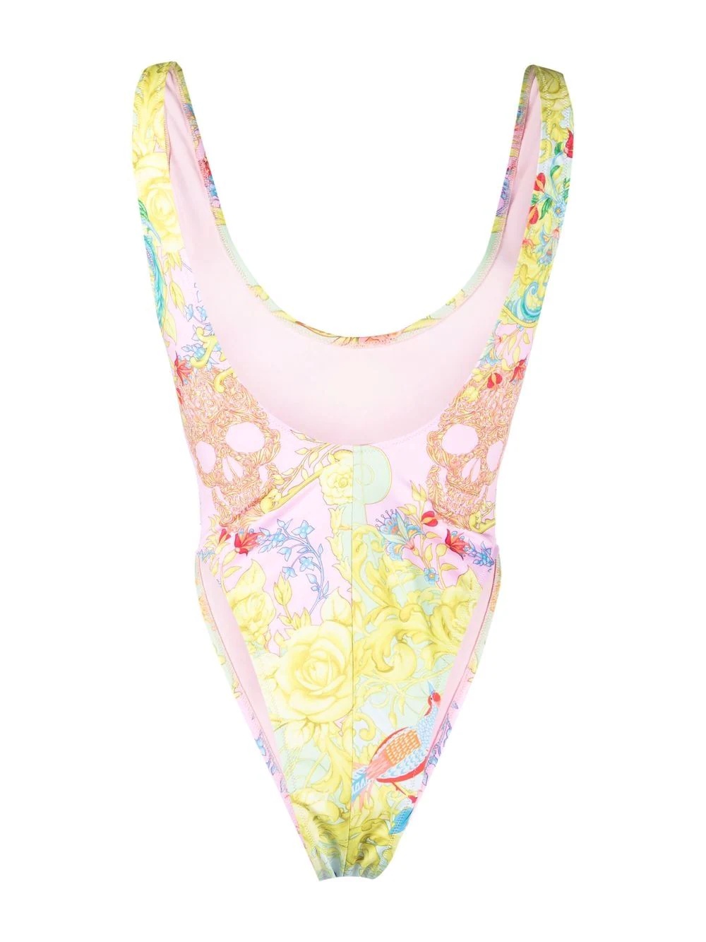 skull-print swimsuit - 2