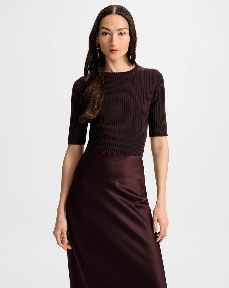 VERONICA BEARD EMIL CASHMERE PULLOVER outlook