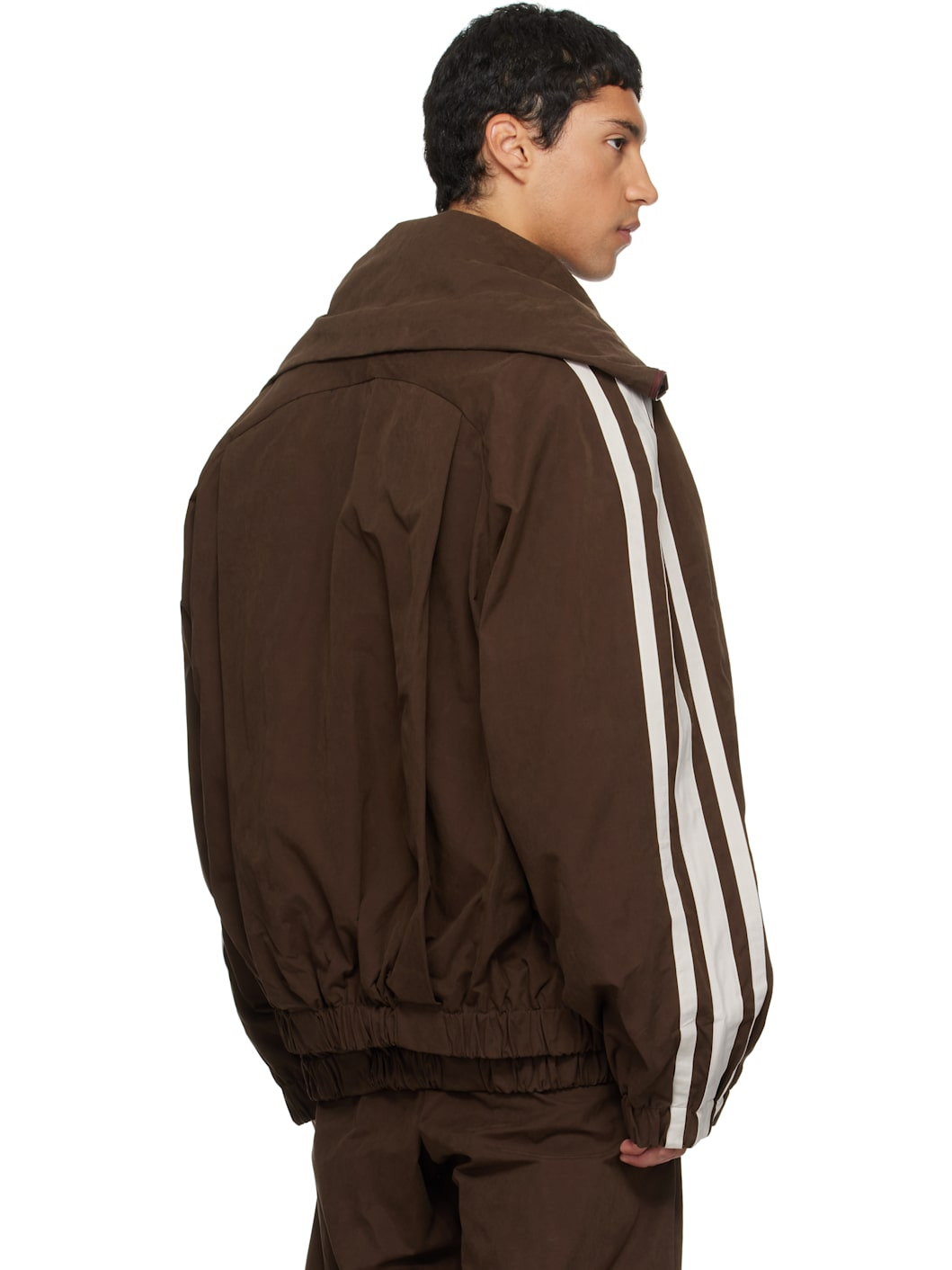 Brown Fusion Track Jacket - 3