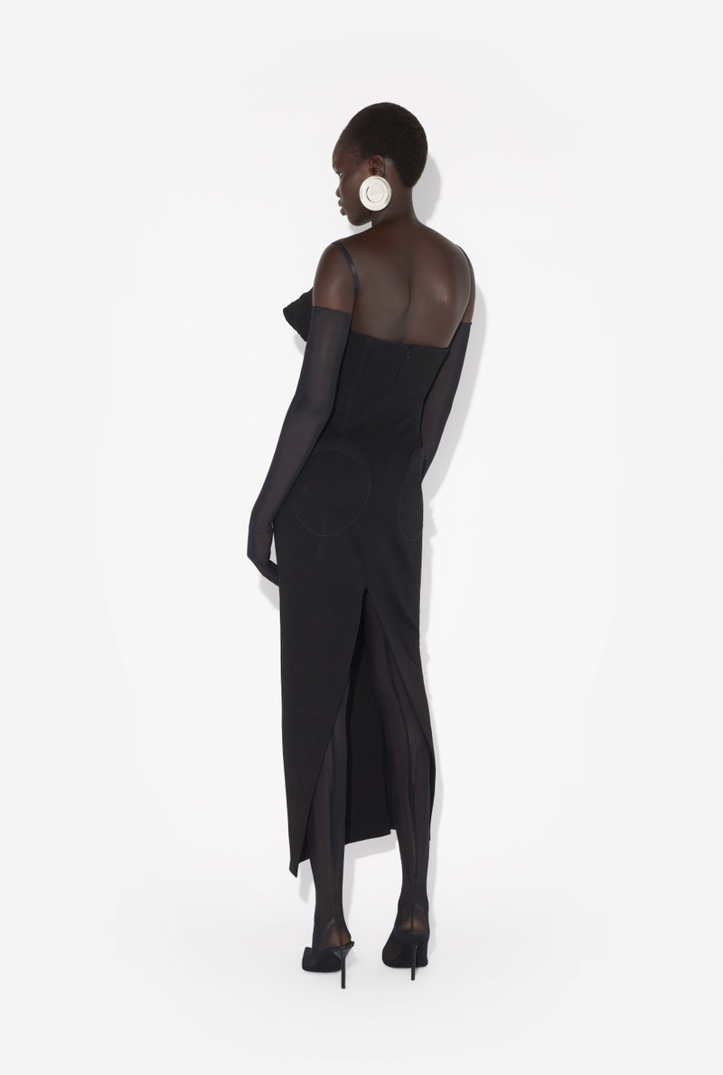 THE BLACK CONICAL BRA CUP DRESS 2
