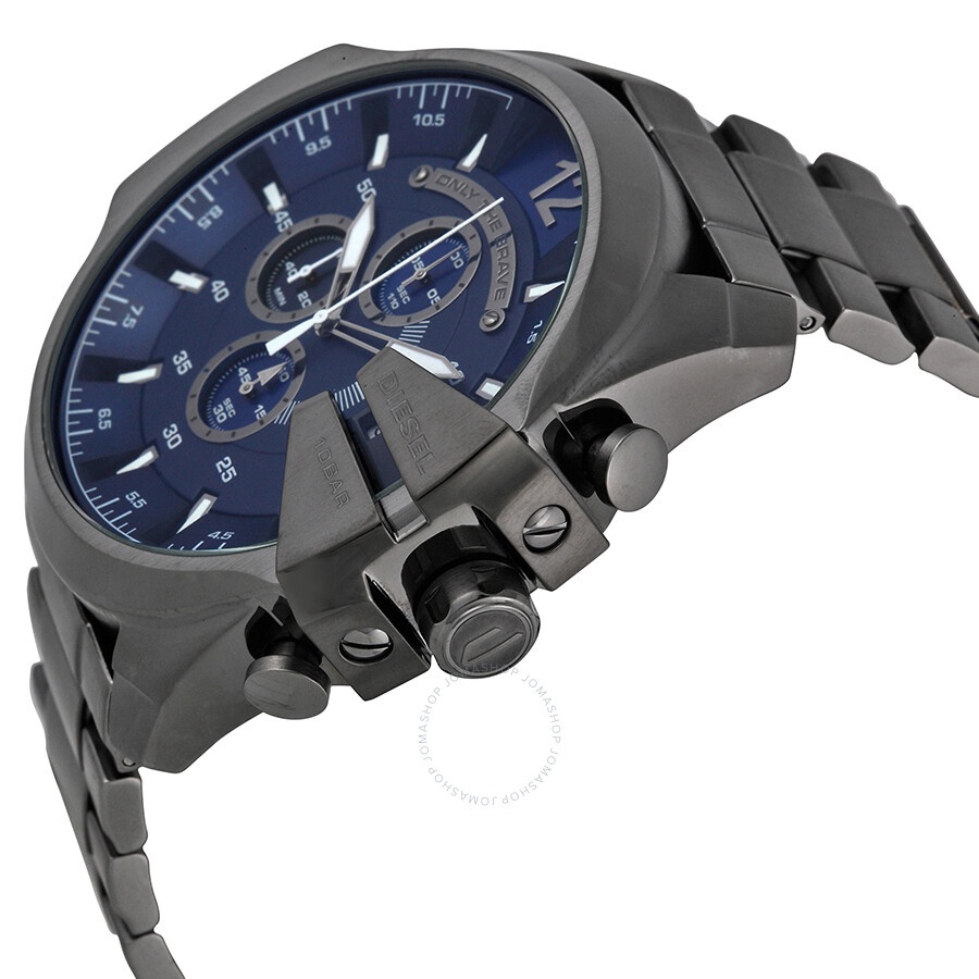 Diesel  Mega Chief Chronograph Blue Dial Men's Watch DZ4329 - 2