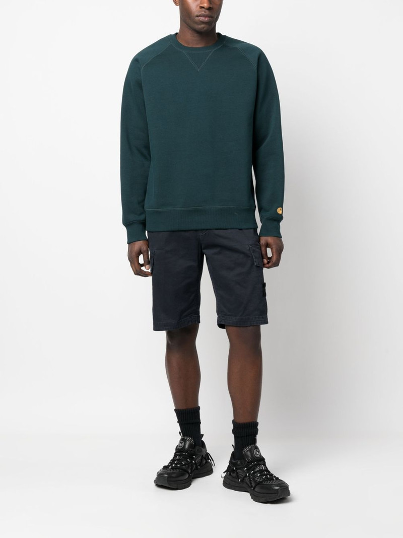 Stone Island compass-motif cargo shorts outlook